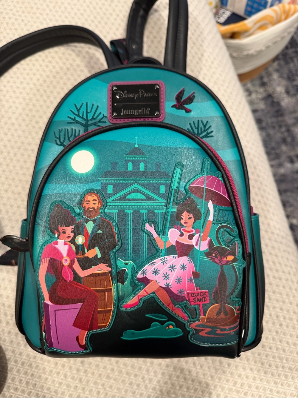 Disney Club 33 Loungefly Haunted Mansion 55th Anniversary Backpack and Ears - Picture 7 of 14